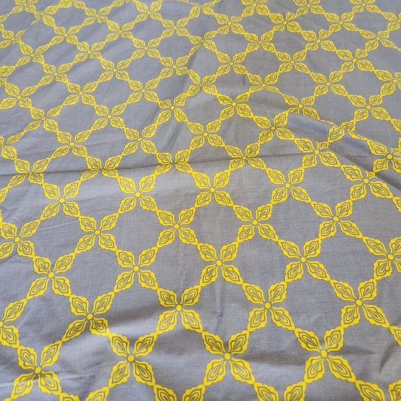 Gray and Yellow Patterned Curtains - Picture 3 of 5